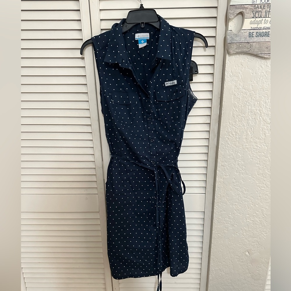 Columbia polka dot dress